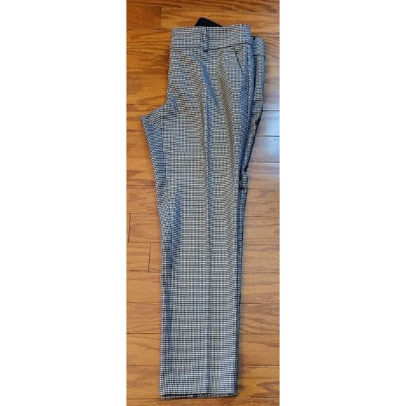 Ann Taylor Loft Womens Size 6 Pants Marisa Straight Houndstooth Stretchy - Picture 5 of 13
